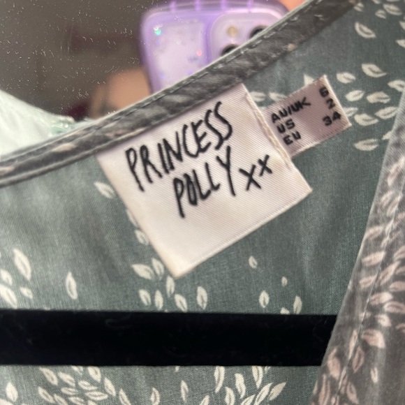 Princess Polly the Louie Romper Sage - Picture 2 of 10